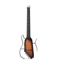 Guitare de voyage Donner HUSH-I Travel Guitar MH SB