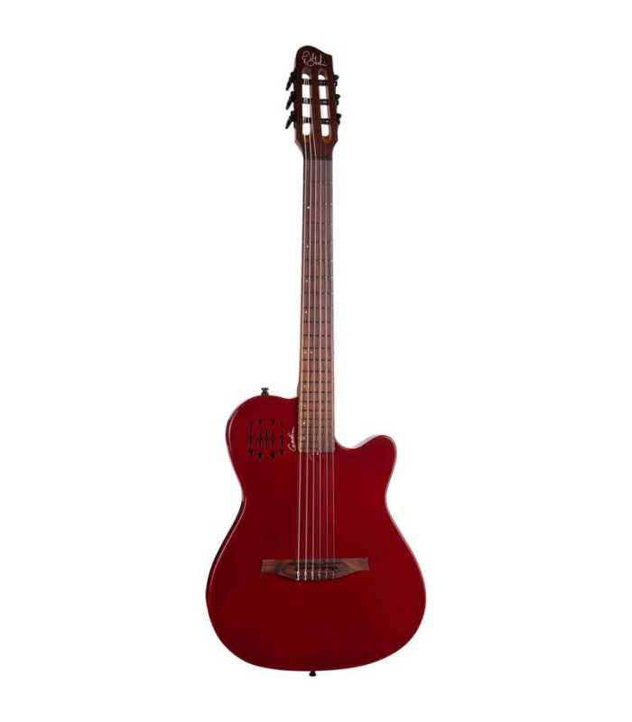 Guitarra eléctrica con funda Godin Multiac Mundial Aztek Red