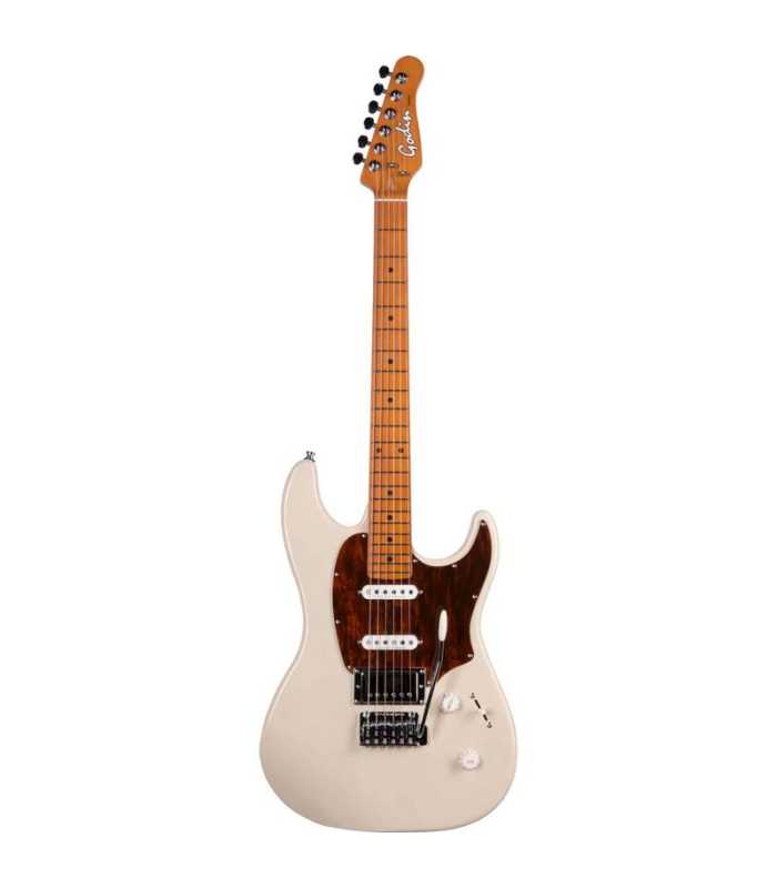 Guitare électrique avec housse Godin Session T-Pro Ozark Cream MN
