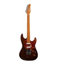 Guitarra eléctrica con funda Godin Session T-Pro LTD Kanyon Burst MN
