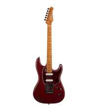 Guitarra eléctrica con funda Godin Session HT Red Aztek MN