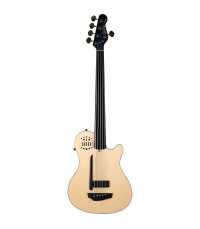 Basse semi acoustique Godin A5 Ultra Natural Fretless A/E