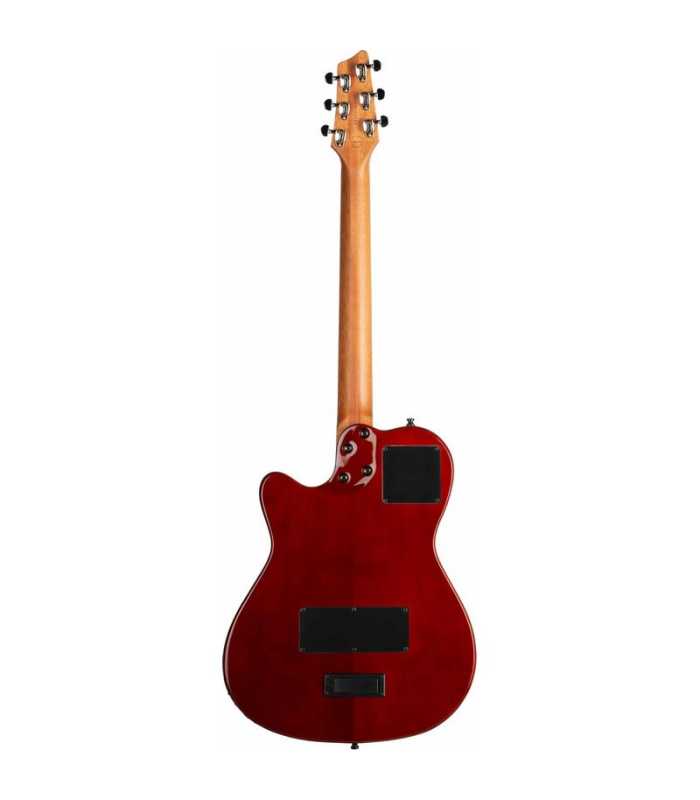 Guitarra electroacústica con estuche Godin A6 Extreme Koa HG