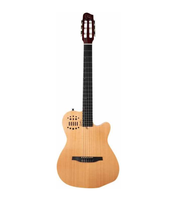 Guitarra clásica eléctrica con funda Godin ACS Nylon SA Natural SG
