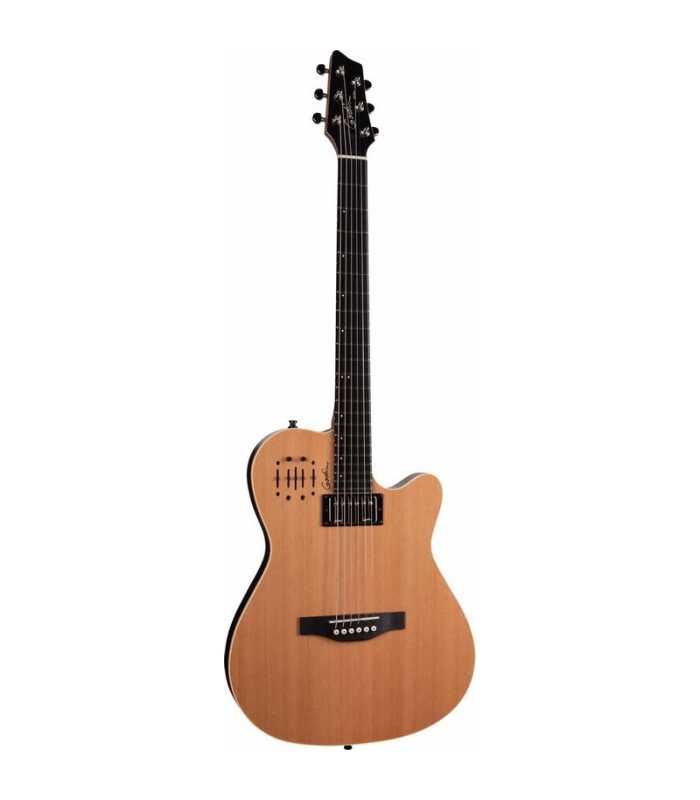 Guitare électro acoustique avec housse Godin A6 Ultra Naturel SG