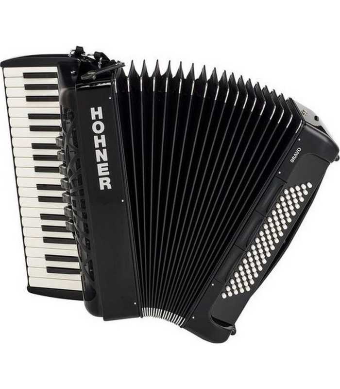 Accordéon Hohner Bravo III 80 Noir A16422 SILENTKEY
