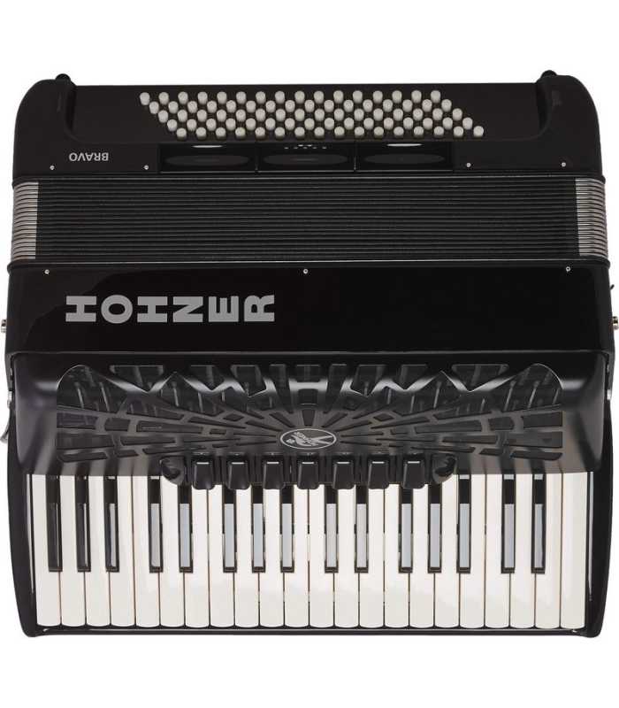 Acordeón Hohner Bravo III 80 Negro A16422 SILENTKEY
