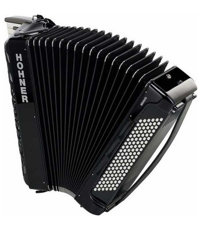 Accordéon HOHNER Bravo III 120 Noir A16822 SILENTKEY