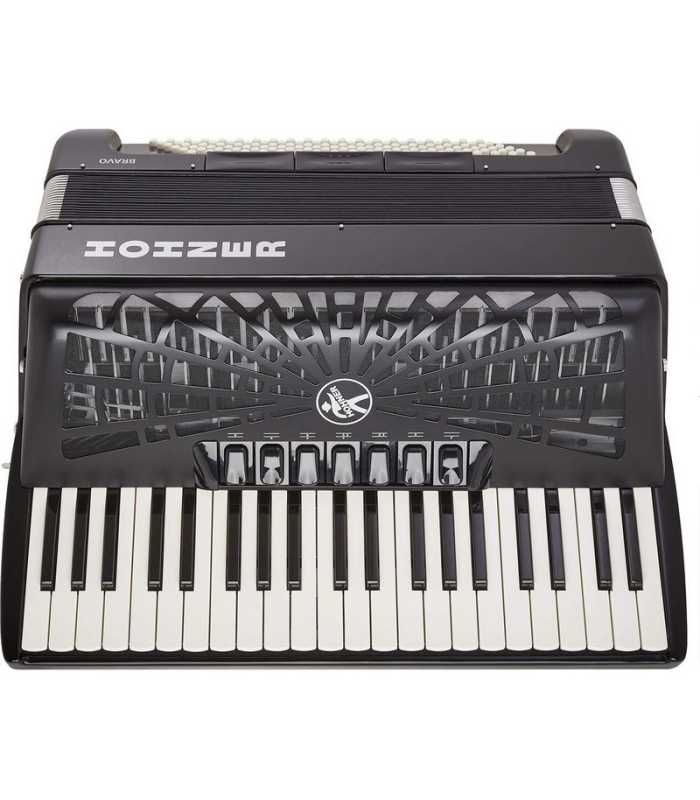 Acordeón HOHNER Bravo III 120 Negro A16822 SILENTKEY