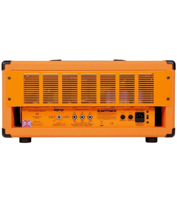 Tête d'amplificateur pour guitare électrique Orange Custom Shop 50