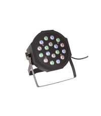 POWER LIGHTING PAR SLIM 18X3 RGB (se vende por 6 piezas)