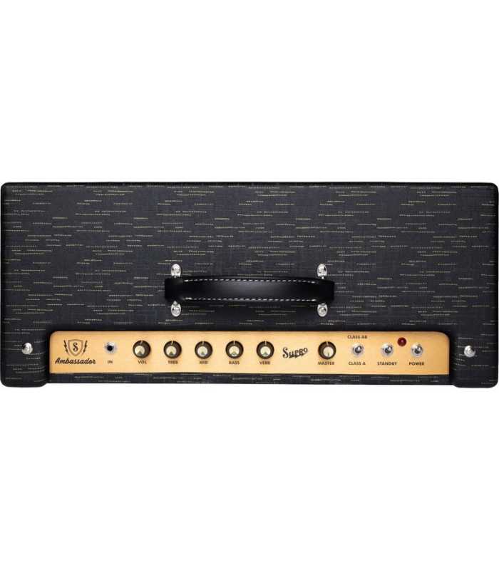 Amplificateur Combo pour guitare Supro Ambassador Custom Black Gold Scandia
