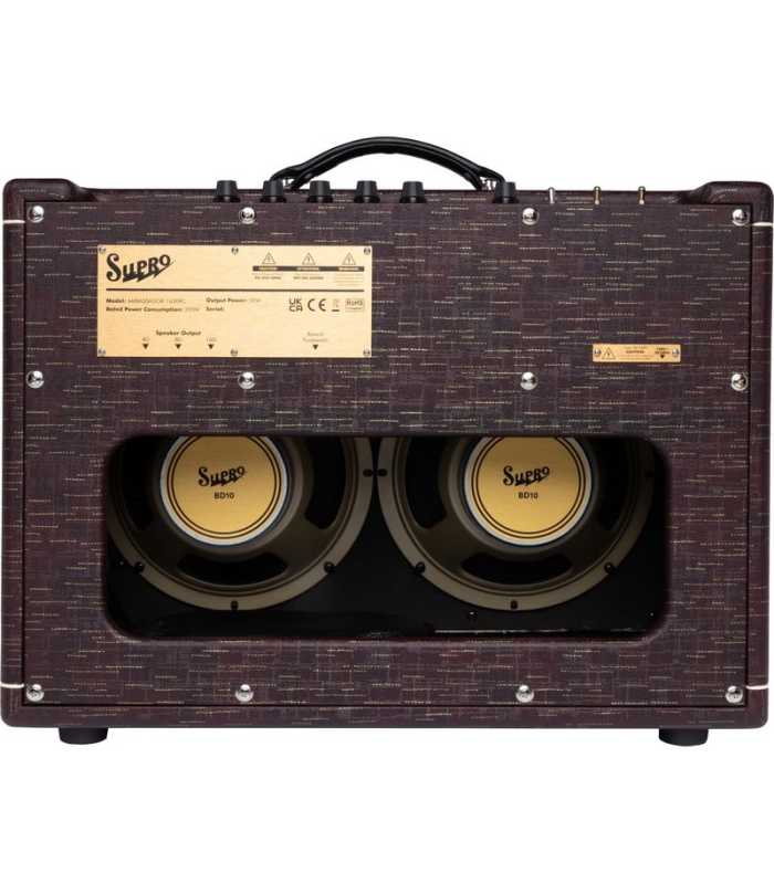 Amplificador Combo para guitarra Supro Ambassador Custom Burgundy Gold Scandia