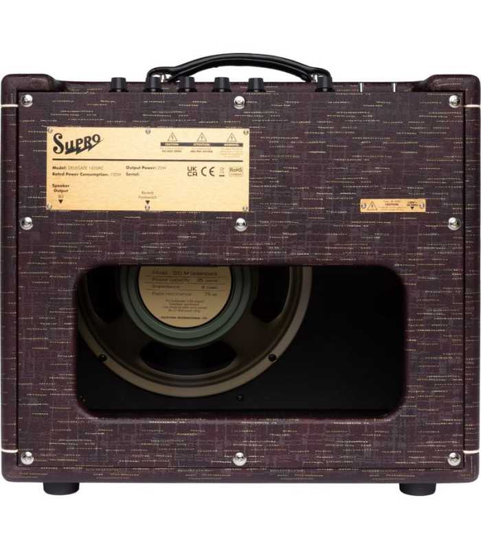 Amplificador Combo para guitarra Supro Delegate Custom Burgundy Gold Scandia