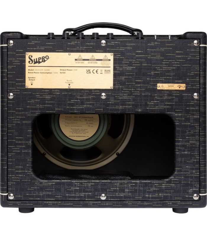 Amplificateur Combo pour guitare Supro Delegate Custom Black Gold Scandia