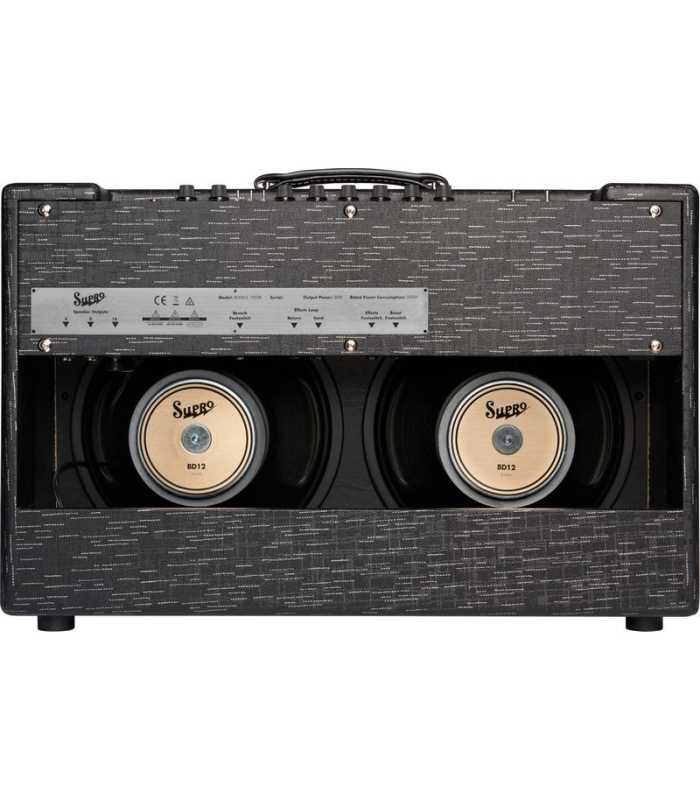 Amplificateur Combo pour guitare Supro Royale 212 Black
