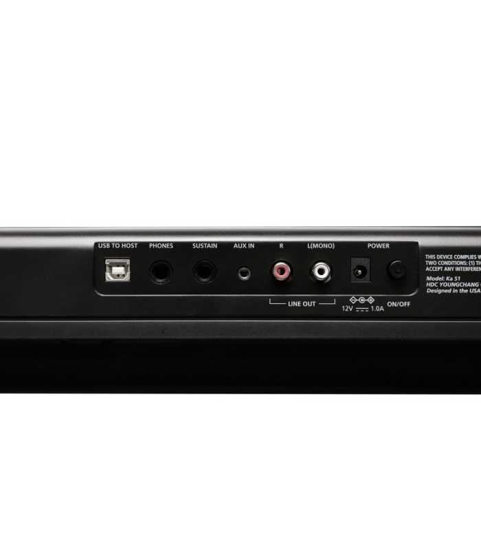Piano numérique portable Kurzweil KA S1 Black