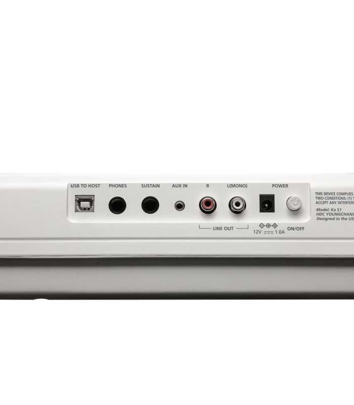 Piano digital portátil Kurzweil KA S1 White