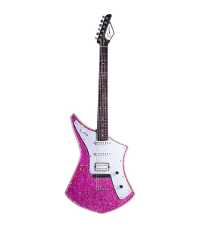 Guitarra eléctrica Cream Revolver Pink Glitter