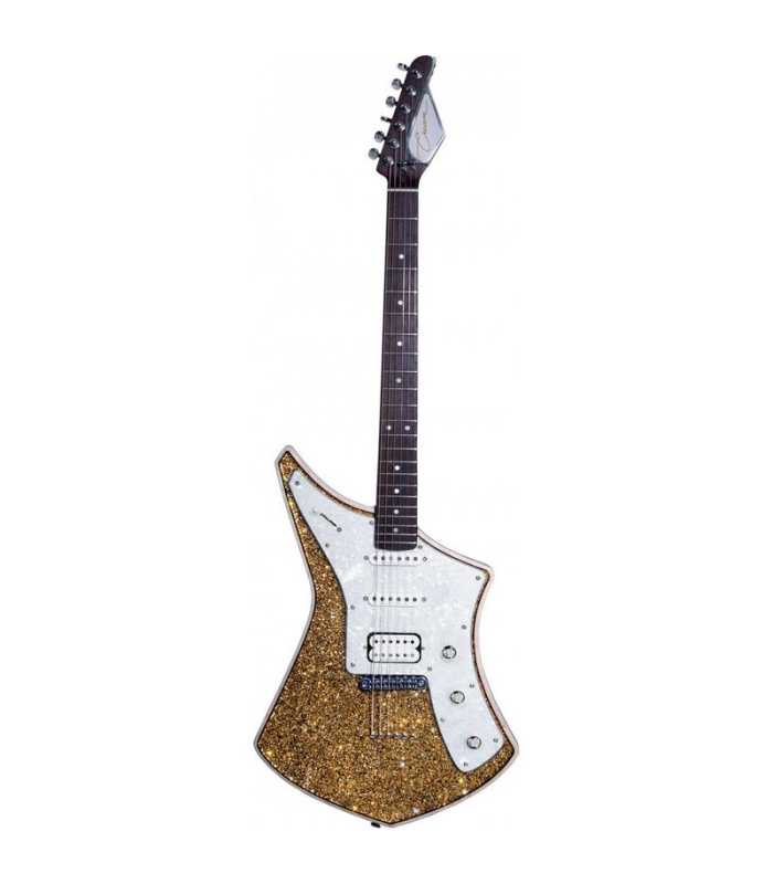Guitare électrique Cream Revolver Gold Glitter