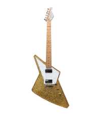 Guitarra eléctrica Cream Voltage Gold Glitter