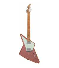 Guitare électrique Cream Voltage Pale Rose Glitter