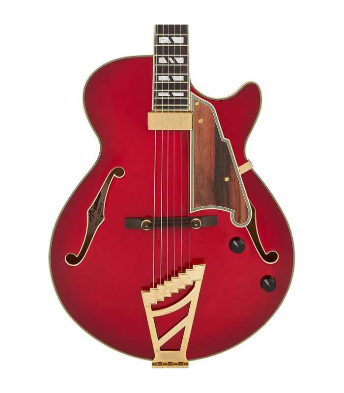 Guitare électrique Hollow Body D'Angelico Excel SS Soho Dark Cherry Burst