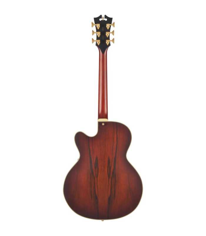 Guitarra eléctrica Hollow Body D'Angelico Deluxe 59 Satin Brown Burst