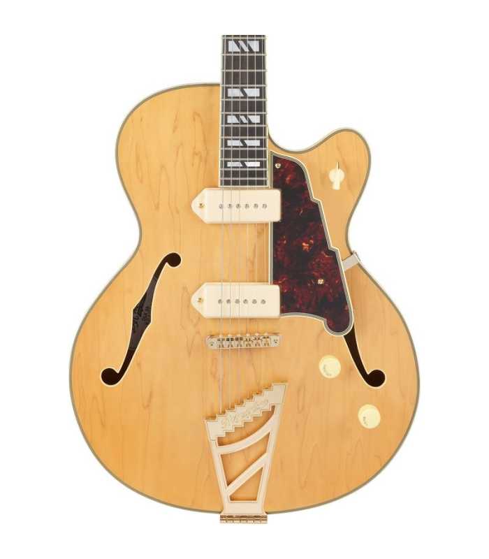 Guitare électrique Hollow Body D'Angelico Deluxe 59 Satin Honey