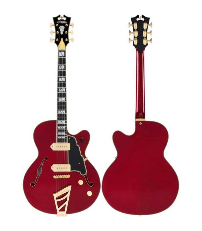 Guitare électrique Hollow Body D'Angelico Excel 59 Trans Cherry