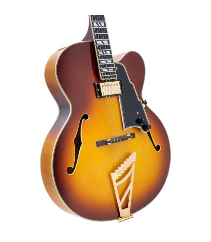 Guitare électrique Hollow Body D'Angelico Excel EXL-1 Dark Iced Tea Burst