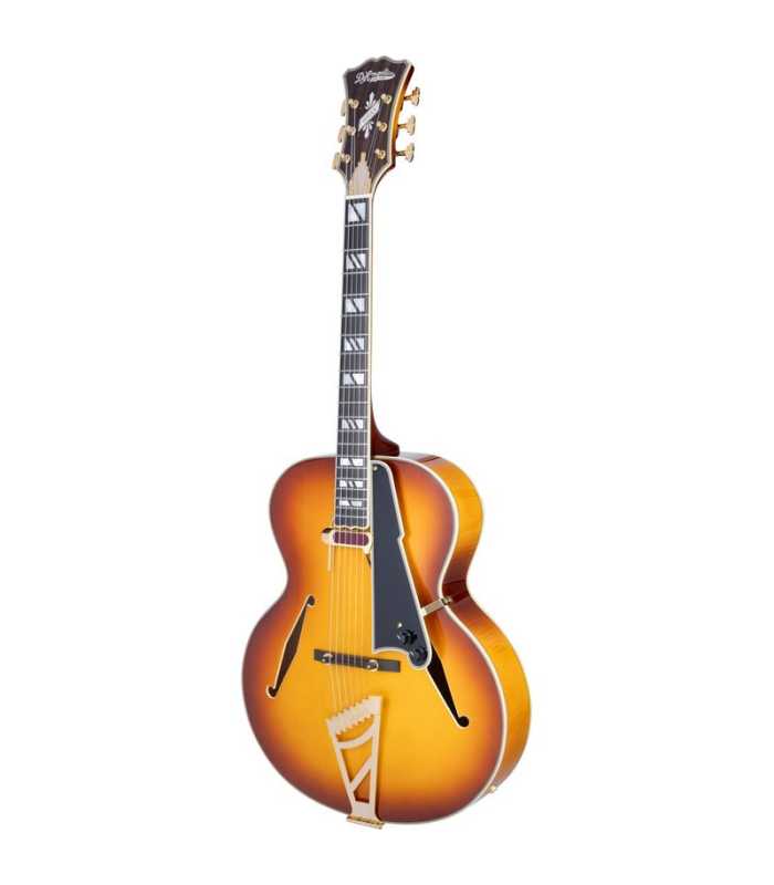 Guitare électrique Hollow Body D'Angelico Excel Style B Dark Iced Tea Burst