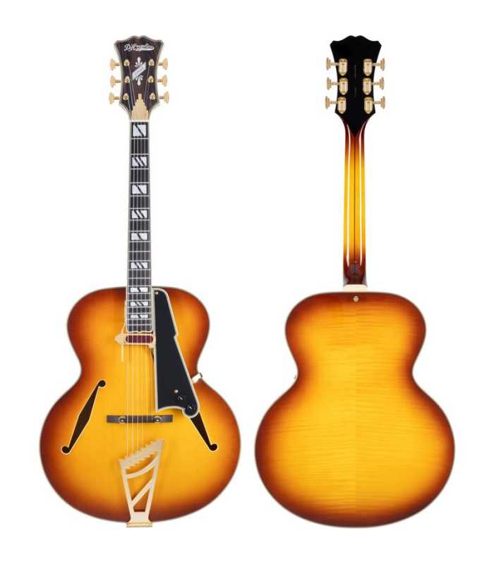 Guitarra eléctrica Hollow Body D'Angelico Excel Style B Dark Iced Tea Burst