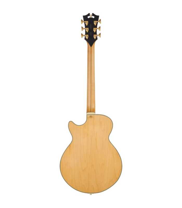 Guitarra Semi-Hollow D'Angelico Deluxe SS Baritone Satin Honey