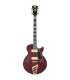 Guitare  Semi Hollow D'Angelico Deluxe SS Baritone Satin Trans Wine
