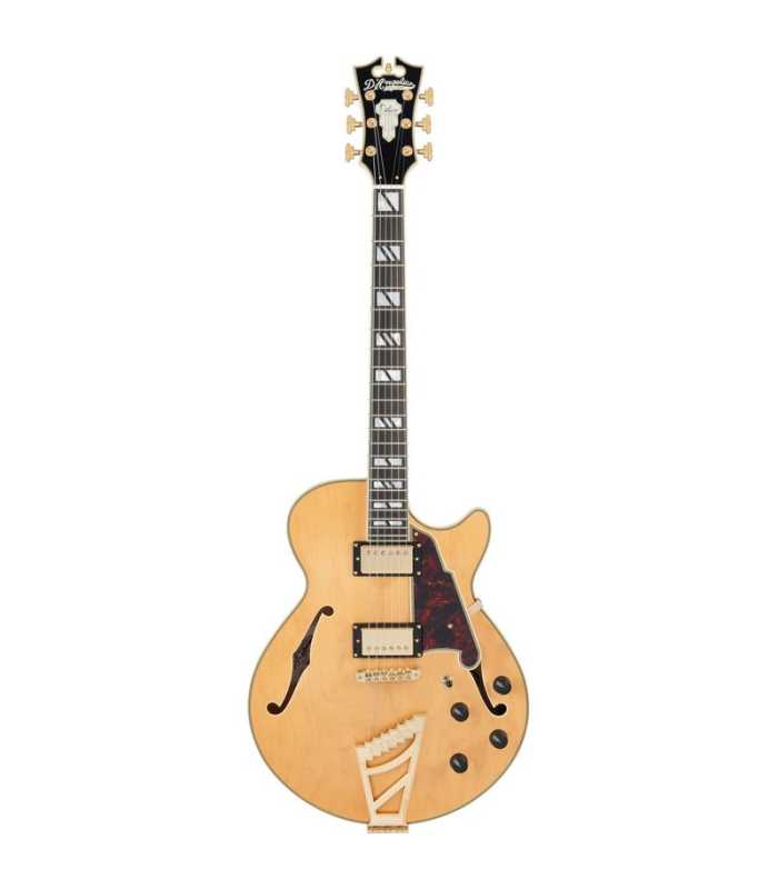 Guitarra Semi-Hollow D'Angelico Deluxe SS Satin Honey
