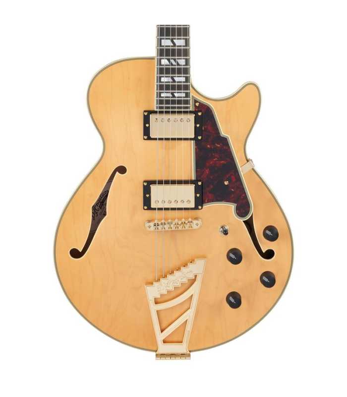 Guitarra Semi-Hollow D'Angelico Deluxe SS Satin Honey