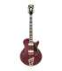 Guitare Semi Hollow D'Angelico Deluxe SS Satin Trans Wine