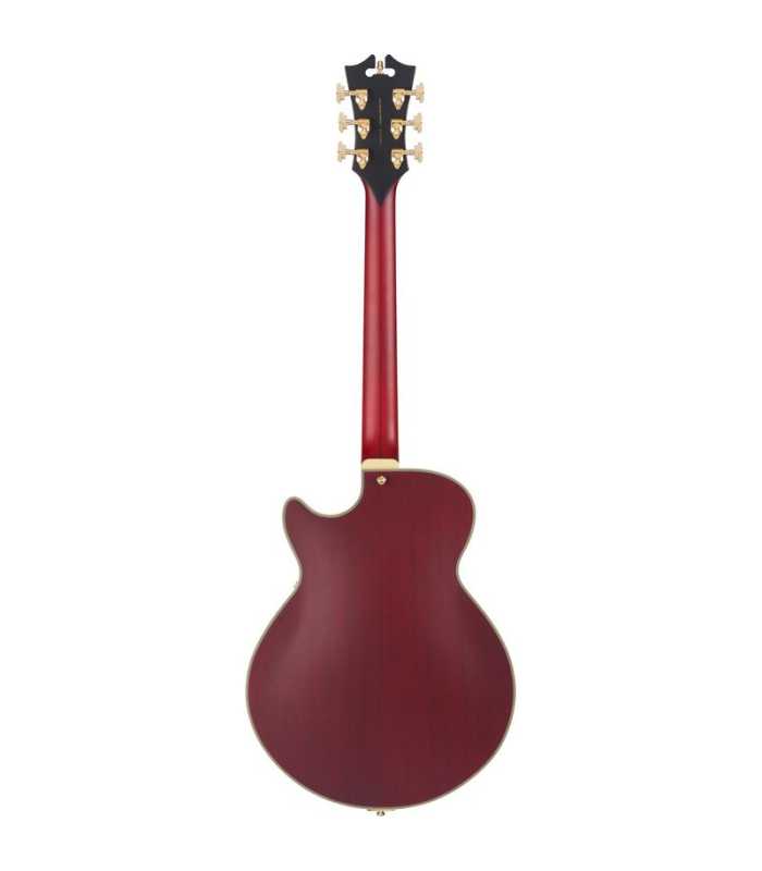 Guitarra Semi-Hollow D'Angelico Deluxe SS Satin Trans Wine