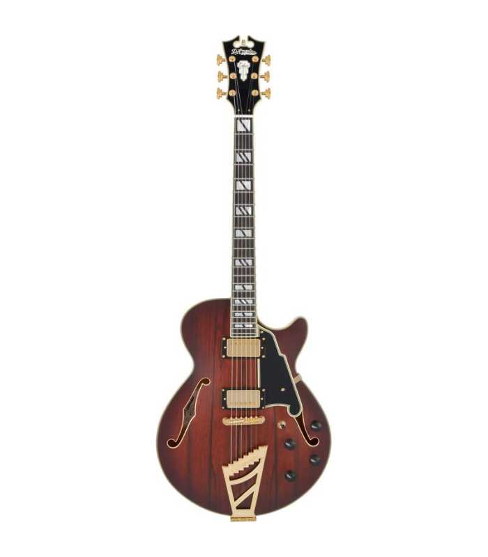 Guitare Semi Hollow D'Angelico Deluxe SS Satin Brown Burst