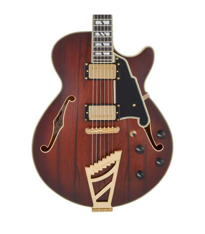 Guitare Semi Hollow D'Angelico Deluxe SS Satin Brown Burst