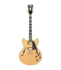 Guitare Semi Hollow D'Angelico Deluxe DC Satin Honey