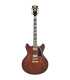 Guitarra Semi-Hollow D'Angelico Deluxe DC Satin Brown Burst