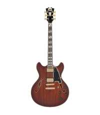 Guitare Semi Hollow D'Angelico Deluxe DC Satin Brown Burst