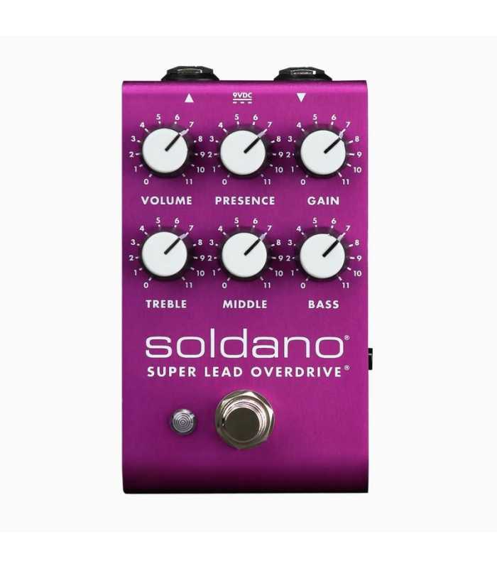 Pédale d'overdrive Soldano SLO Super Lead Overdriveconsultoria Custom purple