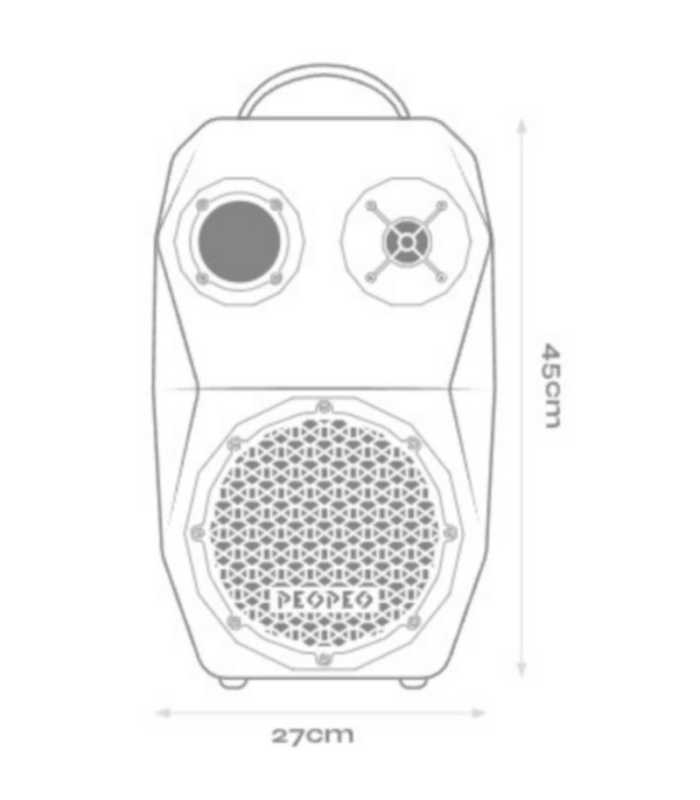 Sono portable ultra puissante VOODOO+ PRO EVO