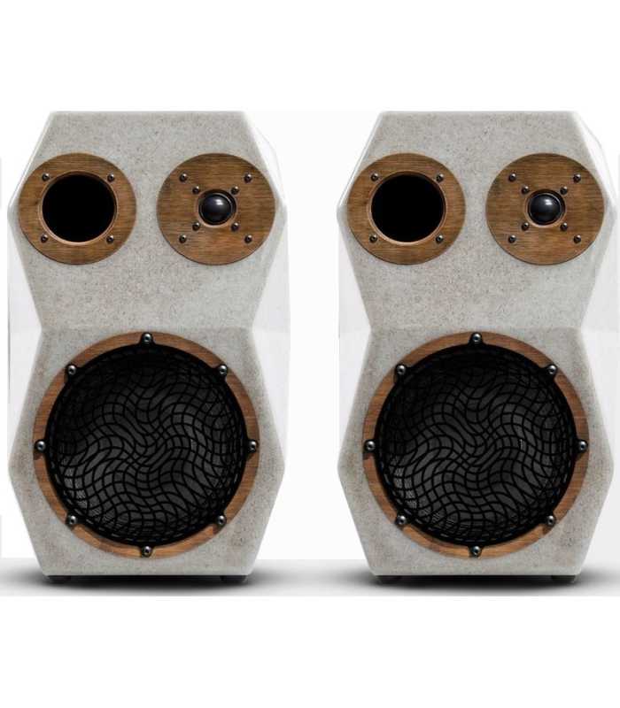 Paire d'enceinte à reproduction ultra fidèle VOODOO HI-FI Grise