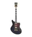 Guitare électrique semi-solide D'Angelico Deluxe Bedford SH Black
