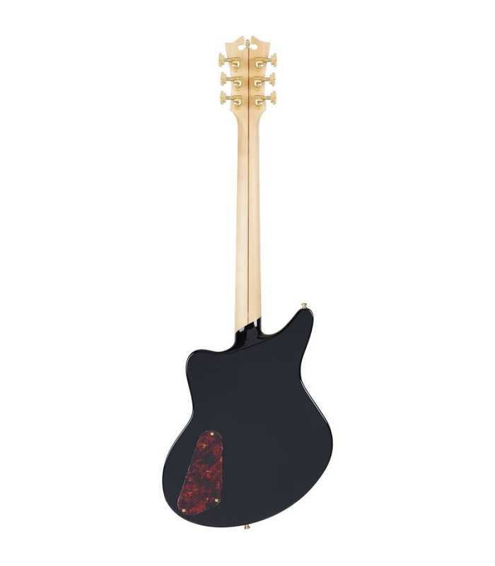Guitare électrique semi-solide D'Angelico Deluxe Bedford SH Black