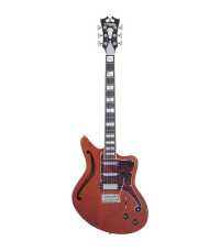Guitare électrique semi-solide D'Angelico Deluxe Bedford SH Matte Walnut